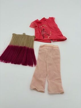 American Girl Doll Isabelle Meet Shirt Hair Extensions GOTY 2014 RETIRED